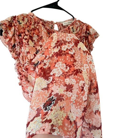 Ulla Johnson Ivy Silk Multicolor Blouse - Picture 5 of 9